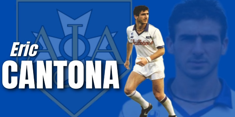 Huyền thoại bóng đá Eric Cantona Auxerre